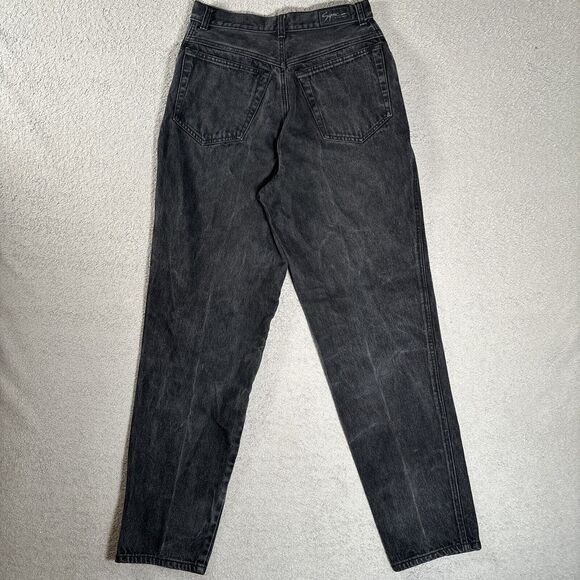 Sync By Union Bay Black Jeans Women's 27x29 High Rise Straight Leg Mom Jeans - Picture 8 of 10